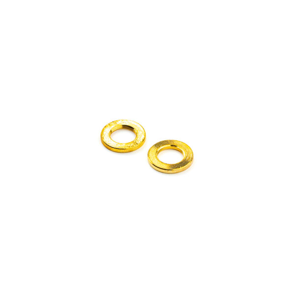 PART-WASHER-10002 - Pair of Brass Washers for Broadcast Boom Arm